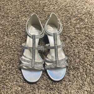 Women’s New York Transit Silver Wedges
